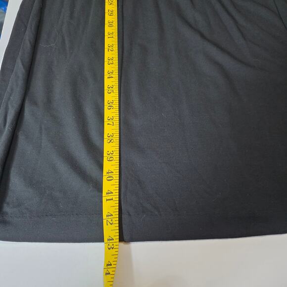 Lane Bryant Black Lace Up Long Sleeve Midi Dress Women’s Size 26 Plus Stretch - Picture 9 of 9